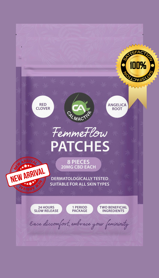 FemmeFlow Patches 8 pleisters 20mg  Hennep - CalmActiva